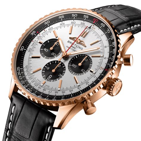 Navitimer B01 Chronograph 46 18k red gold .